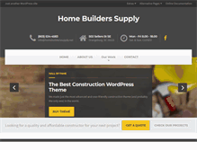 Tablet Screenshot of homebuilderssupply.net